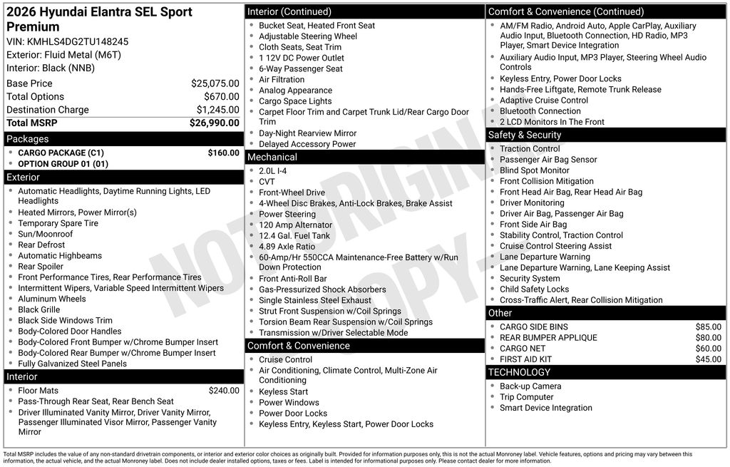 2026 Hyundai Elantra