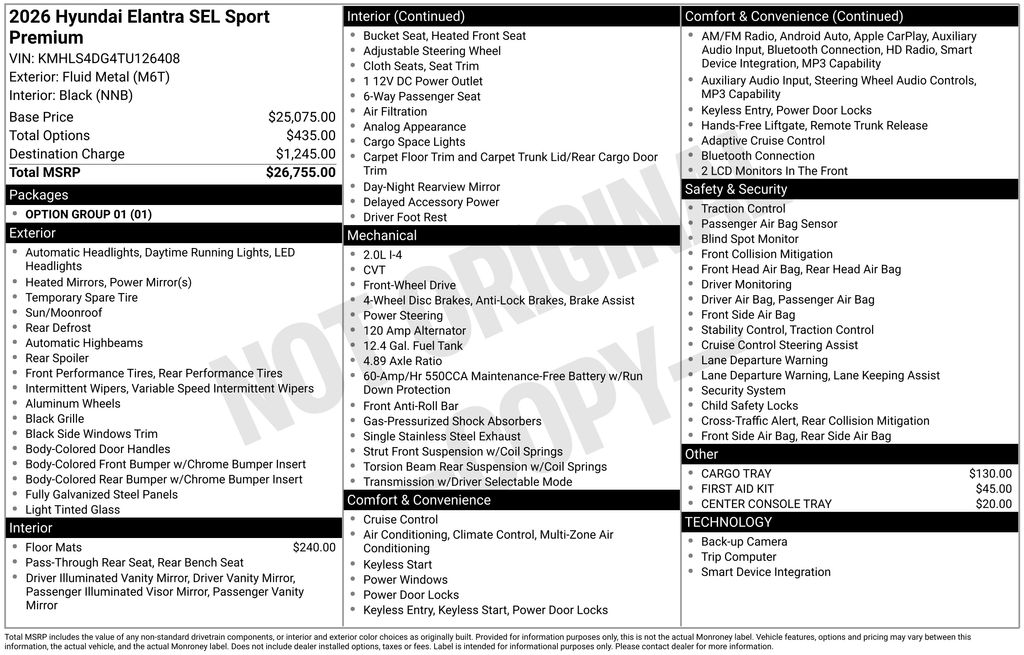 2026 Hyundai Elantra