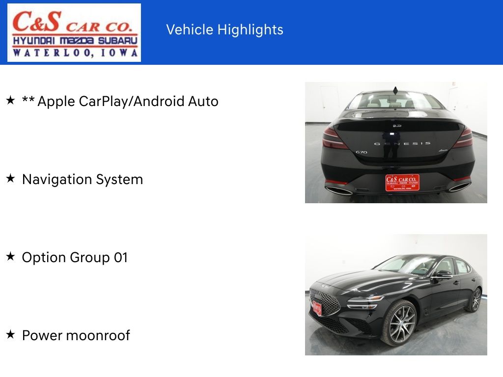 2026 Genesis G70