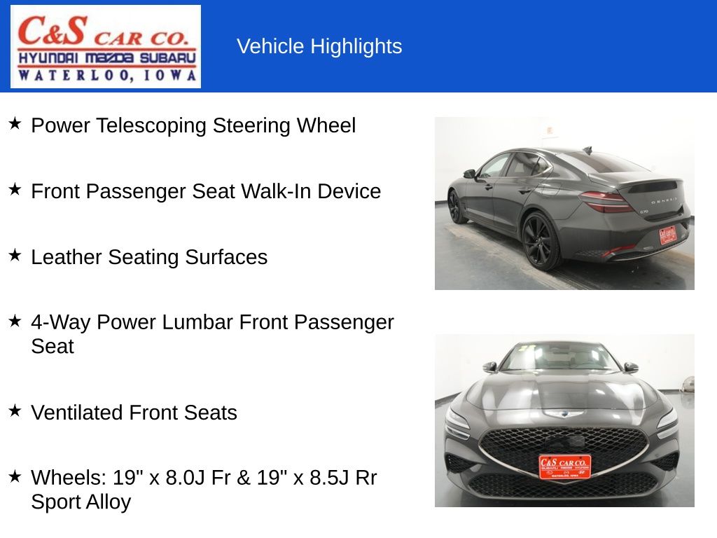 2023 Genesis G70