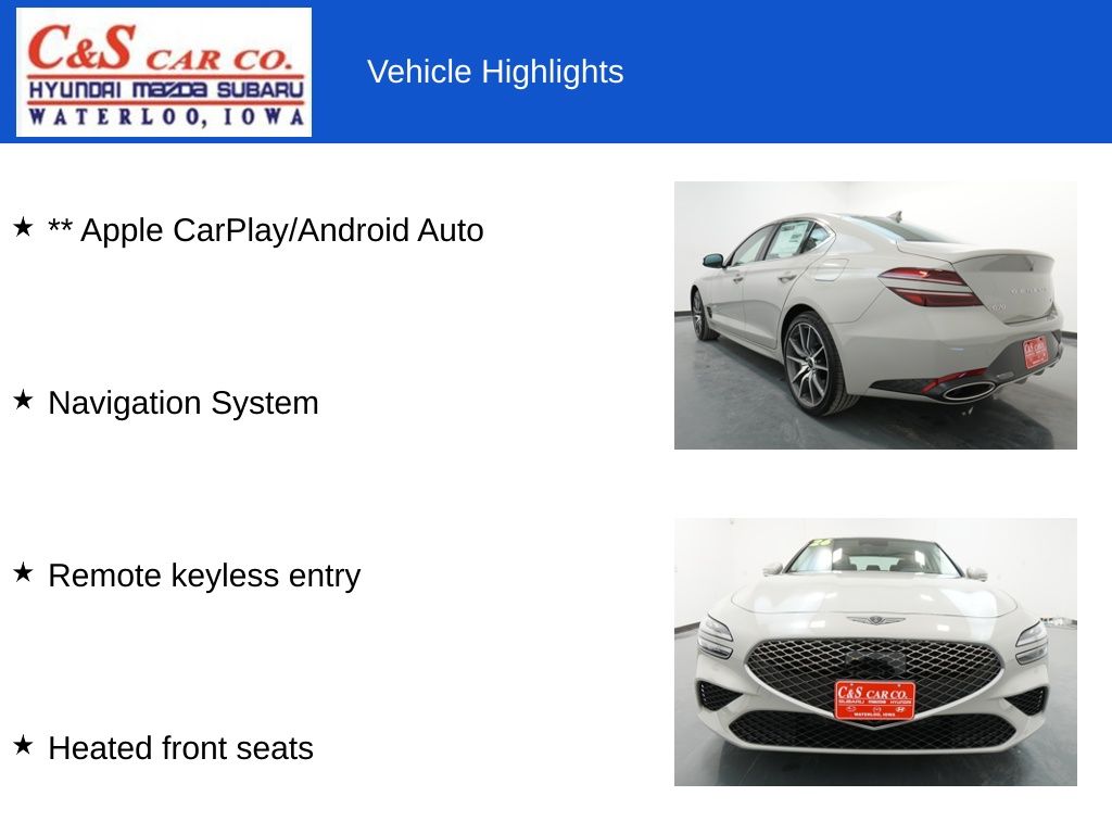 2026 Genesis G70