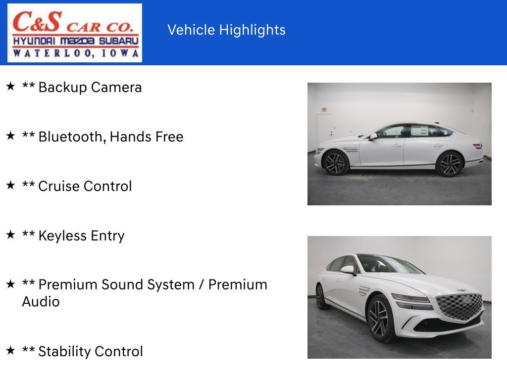 2025 Genesis G80