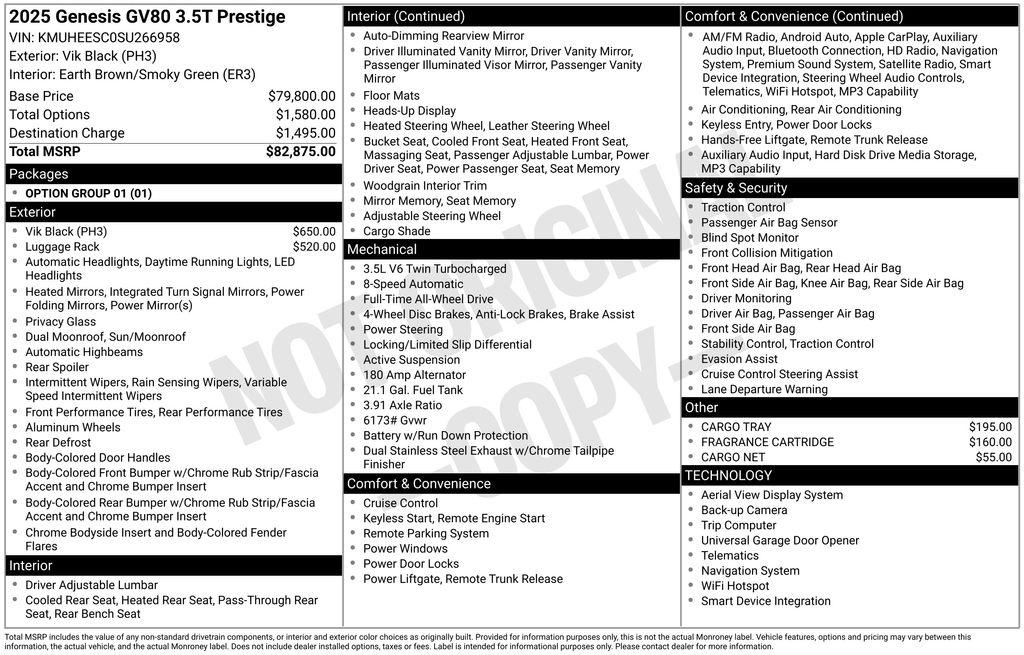 2025 Genesis GV80