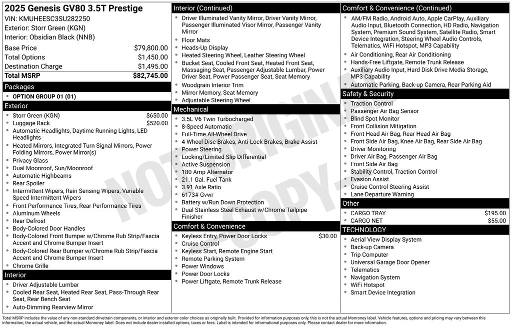 2025 Genesis GV80