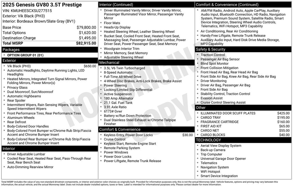 2025 Genesis GV80