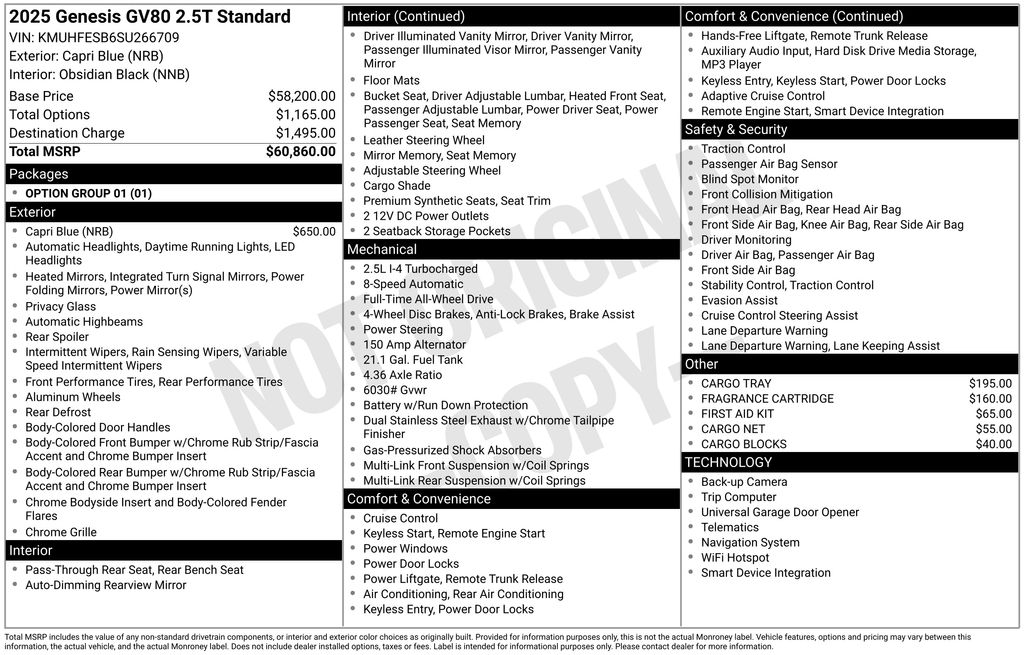 2025 Genesis GV80