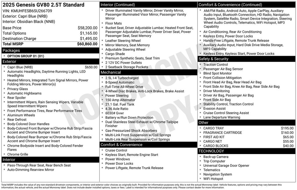 2025 Genesis GV80