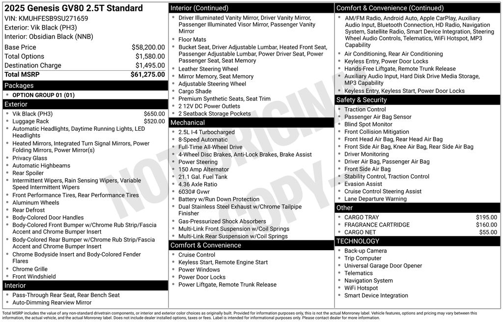2025 Genesis GV80