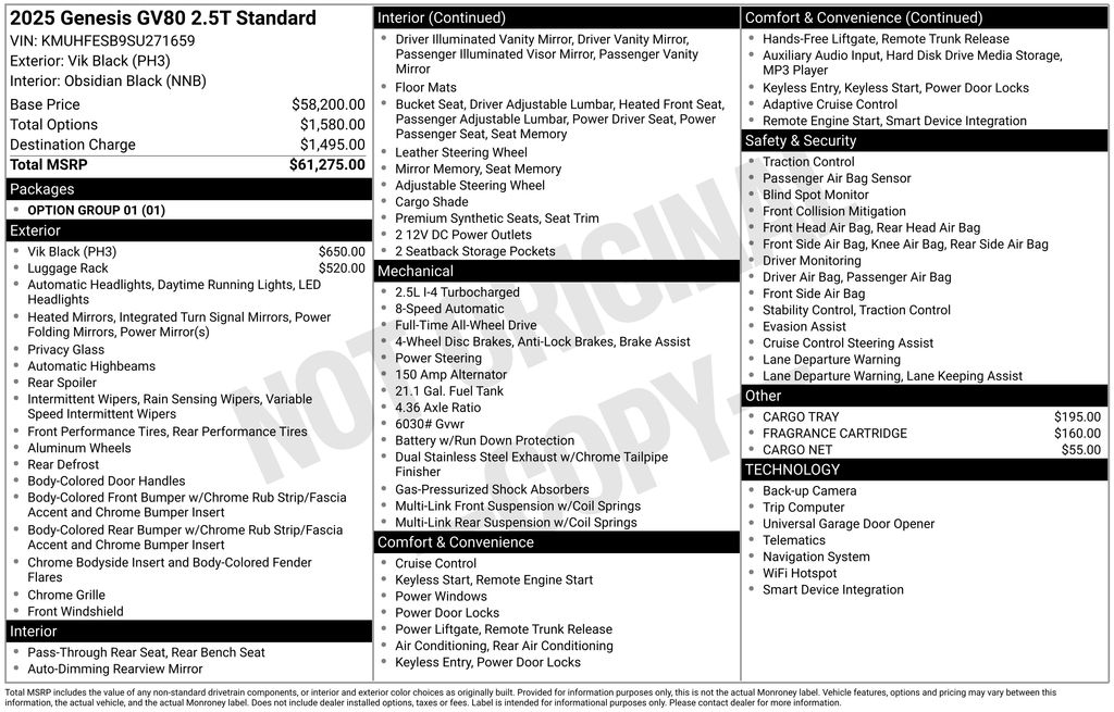 2025 Genesis GV80
