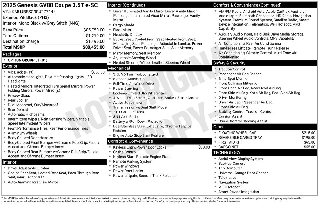 2025 Genesis GV80 Coupe