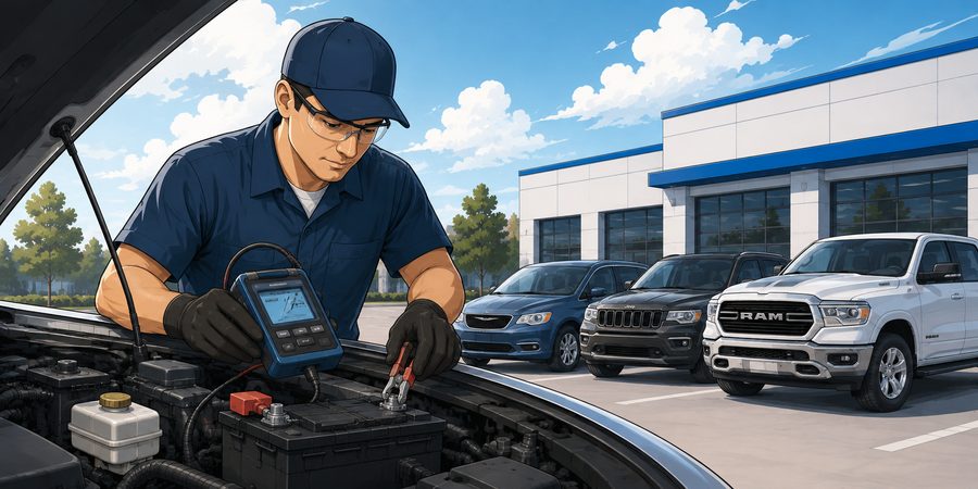 Battery testing service at Landmark in Independence Missouri