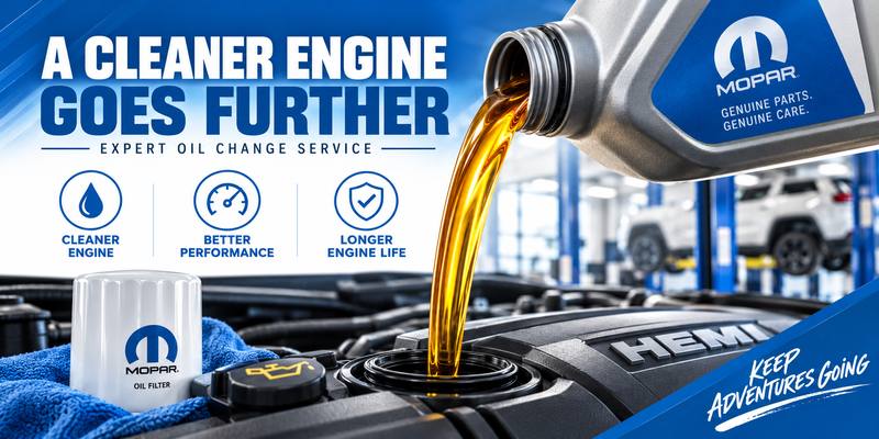 Technician removing an engine oil filter during service