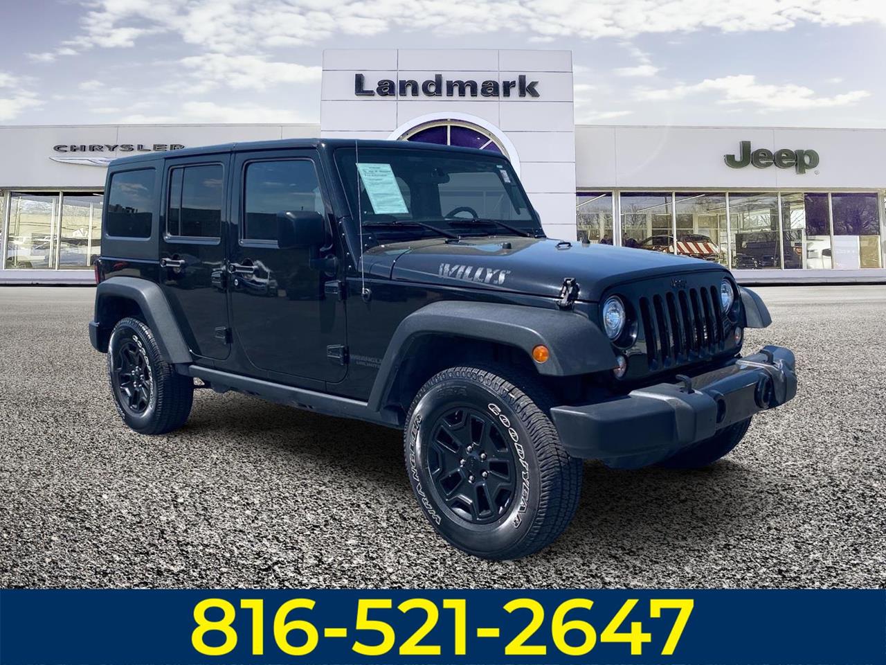 Used 2017 Jeep Wrangler Unlimited Willys Wheeler SUV