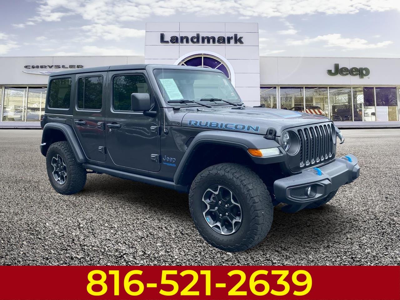 used 2021 Jeep Wrangler 4Xe Unlimited For Sale in Independence, MO