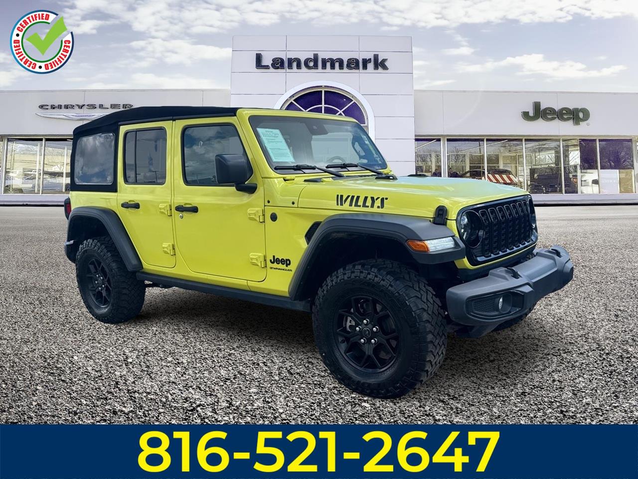 Used 2024 Jeep Wrangler Willys SUVs