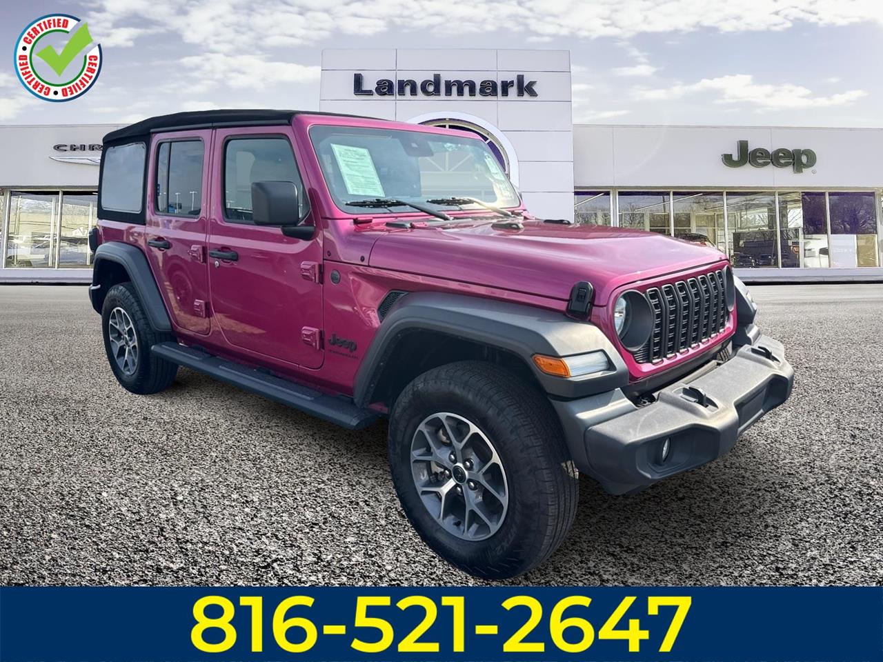 Used 2024 Jeep Wrangler Sport S SUVs