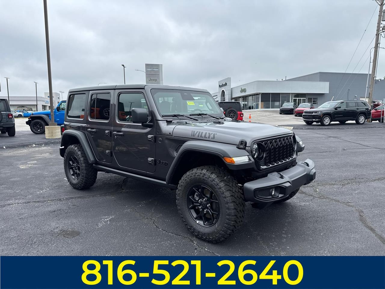 New 2025 Jeep Wrangler Willys SUVs