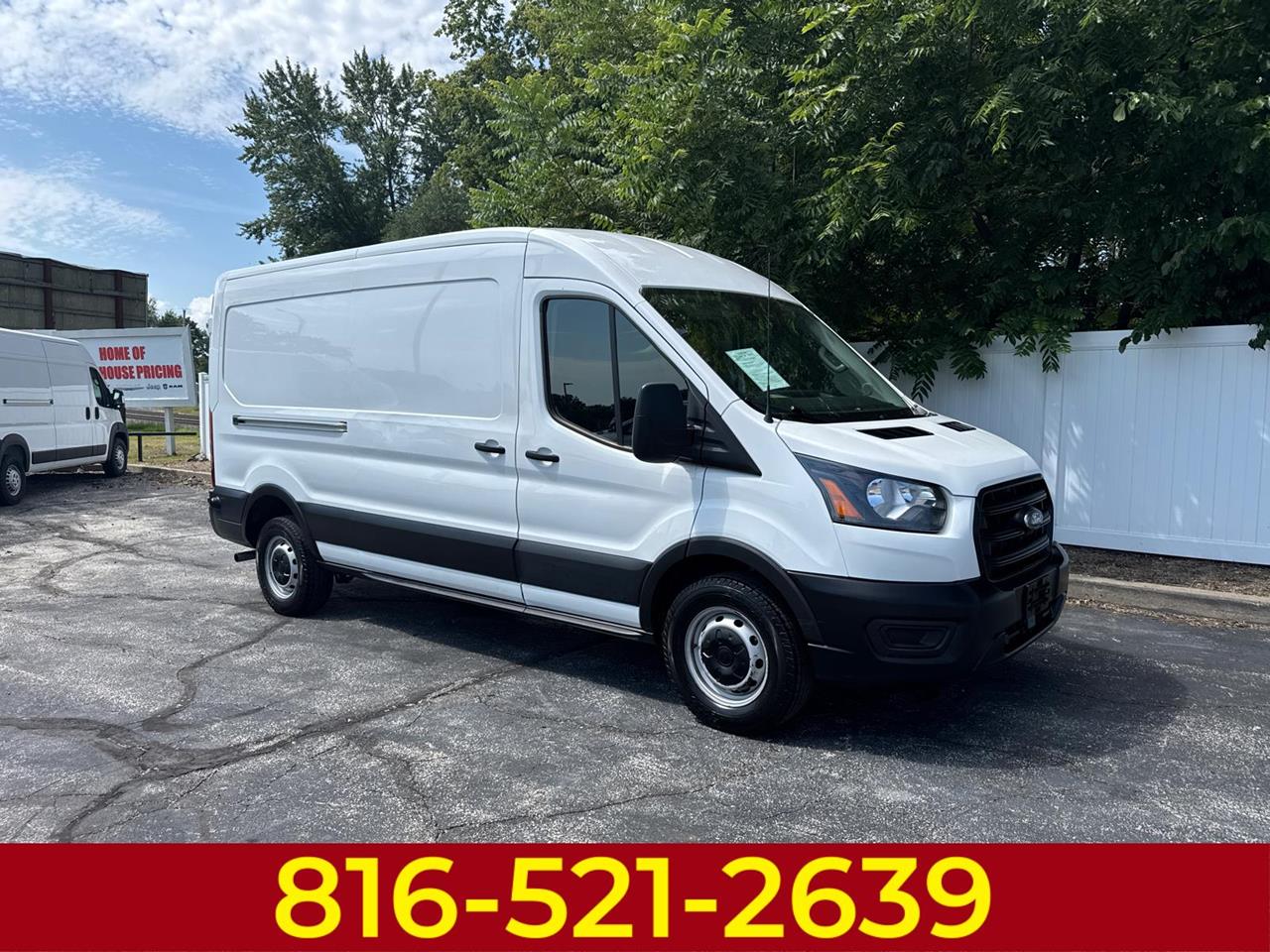 Used 2020 Ford Transit Cargo Van T-250 130" Med Rf 9070 GVWR  Vans