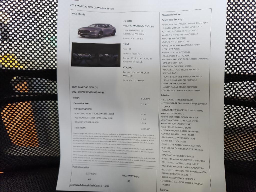 2023 Mazda Mazda3
