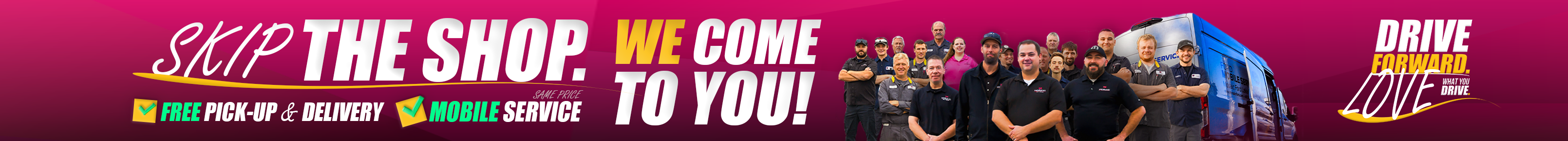 Service special banner