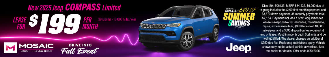 New 2025 Jeep Compass Limited