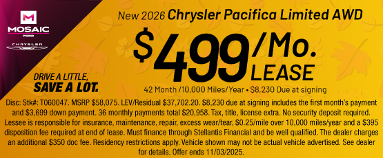 25OCT_MCDJR_NEW 2026 CHRYSLER PACIFICA LIMITED