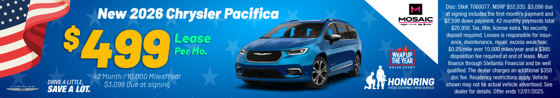 25NOV_MCDJR_LEASE_NEW 2026 CHRYSLER PACIFICA