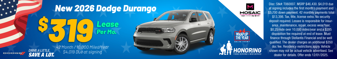 25NOV_MCDJR_LEASE_NEW 2026 DODGE DURANGO