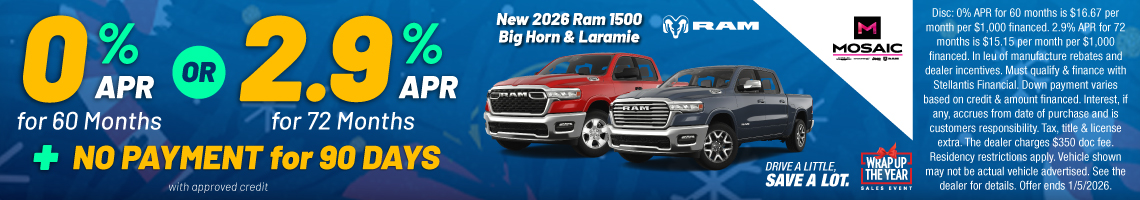 25DEC_MCDJR_NEW 2026 RAM 1500 BIG HORN & LARAMIE