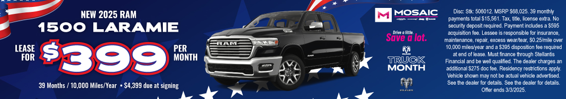 New 2025 Ram 1500 Laramie