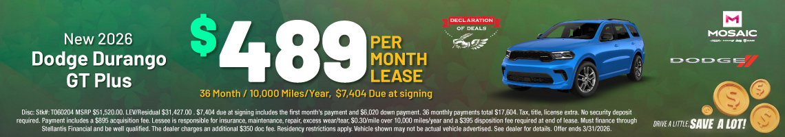 26MAR_MCDJR_LEASE_NEW 2026 DODGE DURANGO GT PLUS