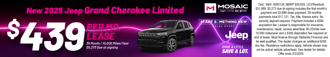 26JAN_MCDJR_LEASE_NEW 2025 JEEP GRAND CHEROKEE LIMITED