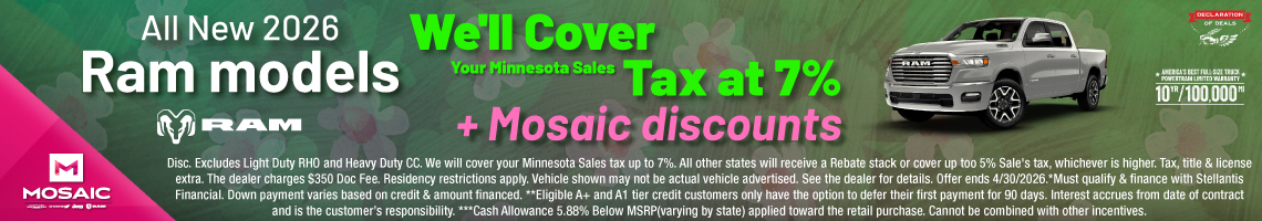 26APR_MCDJR_NEW 2026 RAM MODELS