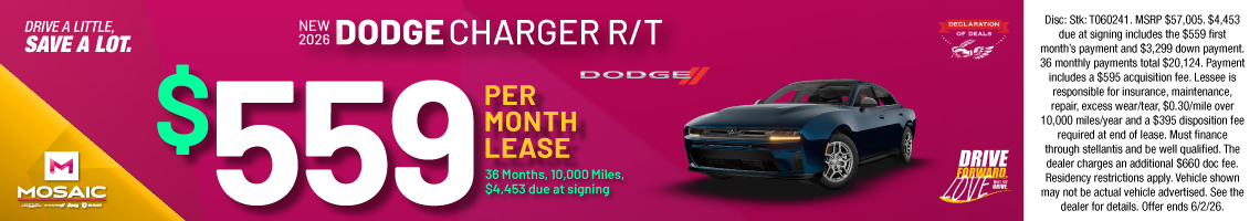 26MAY_MCDJR_LEASE_NEW 2026 DODGE CHARGER R/T