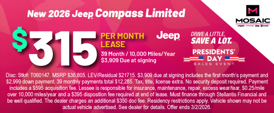 26FEB_MCDJR_LEASE_NEW 2026 JEEP COMPASS LIMITED