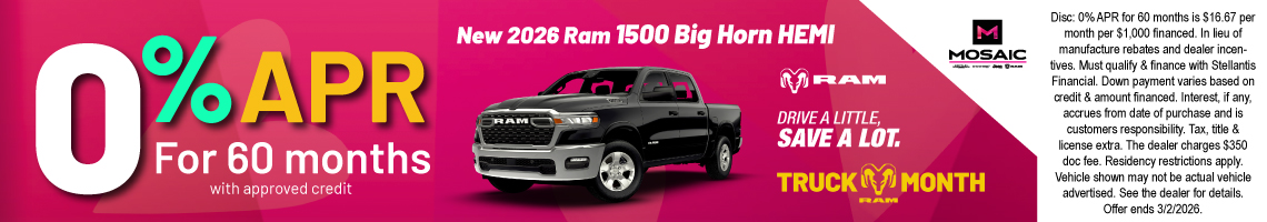 26FEB_MCDJR_NEW 2026 RAM 1500 BIG HORN HEMI