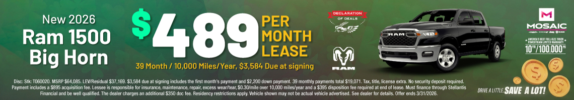 26MAR_MCDJR_LEASE_NEW 2026 RAM 1500 BIG HORN