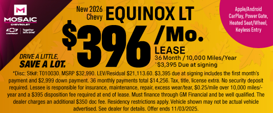 25OCT_MCHEV_LEASE_NEW 2026 CHEVY EQUINOX LT