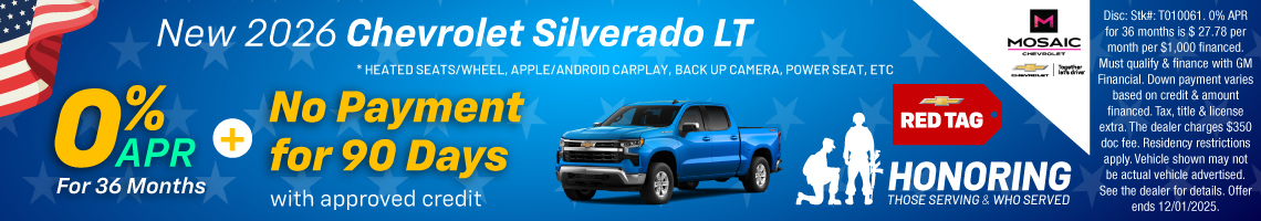 25NOV_MCHEV_NEW 2026 CHEVROLET SILVERADO LT