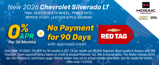 25DEC_MCHEV_NEW 2026 CHEVROLET SILVERADO LT