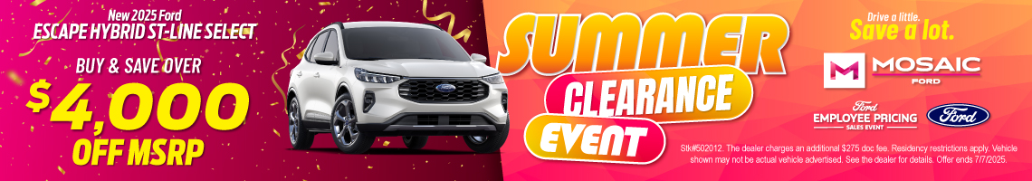 25JUL_MFORD_NEW 2025 FORD ESCAPE HYBRID ST-LINE SELECT