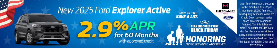 25NOV_MFORD_APR_NEW 2025 FORD EXPLORER ACTIVE