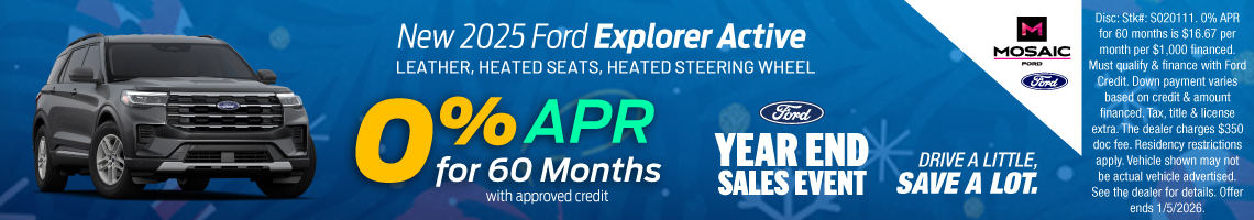 25DEC_MFORD_NEW 2025 FORD EXPLORER ACTIVE