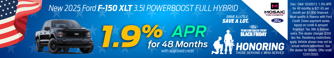 25NOV_MFZ_APR_NEW 2025 FORD F-150 XLT 3.5l HYBRID