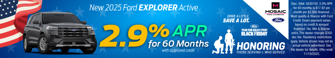 25NOV_MFZ_APR_NEW 2025 FORD EXPLORER ACTIVE