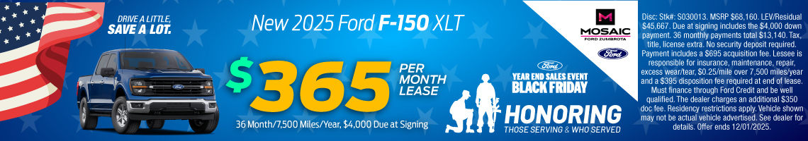 25NOV_MFZ_LEASE_NEW 2025 FORD F-150 XLT