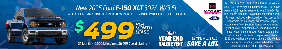 25DEC_MFZ_LEASE_NEW 2025 FORD F-150 XLT 302