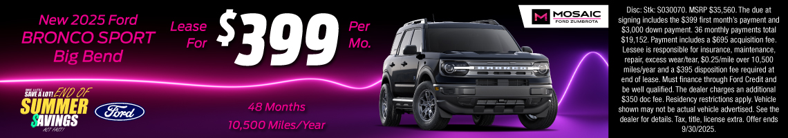25SEP_MFZ_LEASE_NEW 2025 FORD BRONCO SPORT BIG BEND