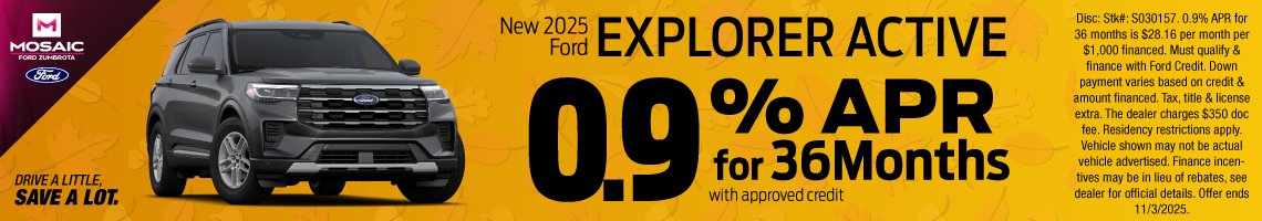 New 2025 Ford Explorer Active