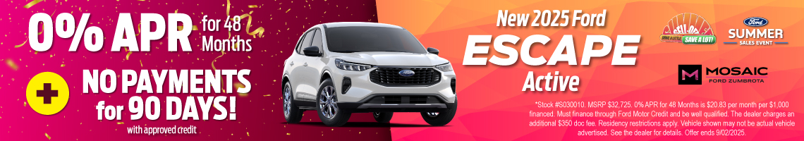 25JUL_MFZ_NEW 2025 FORD ESCAPE ACTIVE
